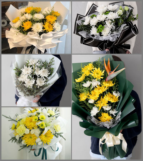 福建三明三元区中村乡南坑村白事花束代送